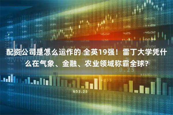 配资公司是怎么运作的 全英19强！雷丁大学凭什么在气象、金融、农业领域称霸全球？